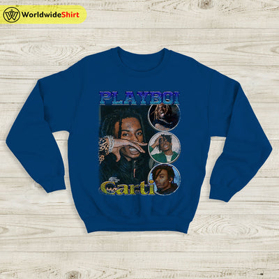 Playboi Carti Vintage 90s Sweatshirt Playboi Carti Shirt Rap Shirt