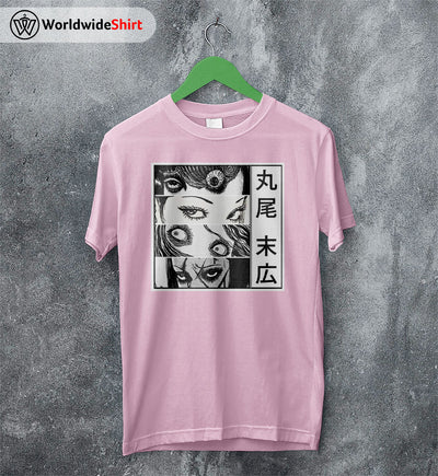 Japanese Terror Tomie Graphic T-Shirt Tomie Junji Ito Shirt Anime Shirt