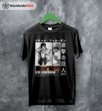 Levi Ackerman AOT Shirt Attack On Titan Shirt Shingeki no Kyojin T-Shirt