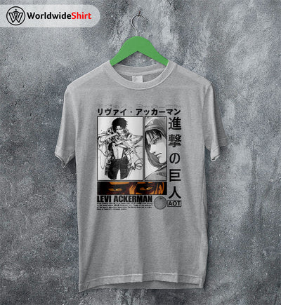 Levi Ackerman AOT Shirt Attack On Titan Shirt Shingeki no Kyojin T-Shirt