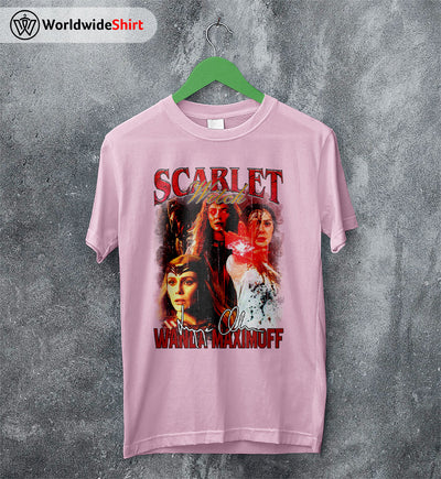 Scarlet Witch Vintage 90's T-Shirt Wanda Maximoff Shirt The Avengers Shirt