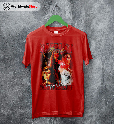 Scarlet Witch Vintage 90's T-Shirt Wanda Maximoff Shirt The Avengers Shirt