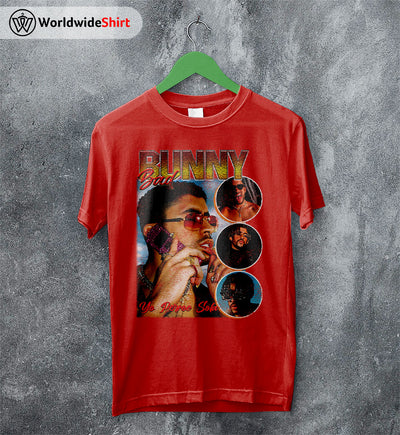 Vintage Bad Bunny 90's T Shirt Bad Bunny Shirt Rapper Shirt