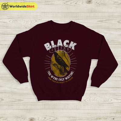 The Beatles Black Bird Sweatshirt The Beatles Shirt Rock Band Shirt