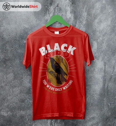 The Beatles Black Bird T Shirt The Beatles Shirt Rock Band Shirt