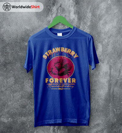 The Beatles Strawberry Fields Forever T Shirt The Beatles Shirt Rock Band Shirt