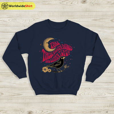 The Beatles Black Bird Lyrics Sweatshirt The Beatles Shirt Rock Band Shirt