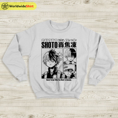 Shoto Aesthetic Sweatshirt Boku No Academia Shirt BNHA Merch