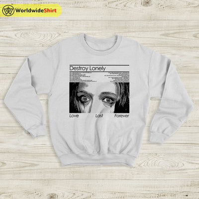 Destroy Lonely X Ken Carson Tour Sweatshirt Destroy Lonely Shirt Rapper Shirt