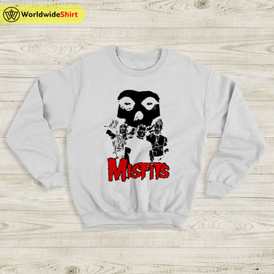 Misfits 1980 Tour Sweatshirt Misfits Shirt Music Shirt Classic Rock Shirt