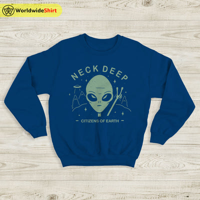 Neck Deep Citizens of Earth Sweatshirt Neck Deep Shirt Pop Punk Shirt