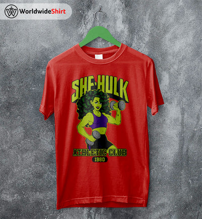 She Hulk Athletic Club 1980 T-Shirt She Hulk Shirt The Avengers Shirt