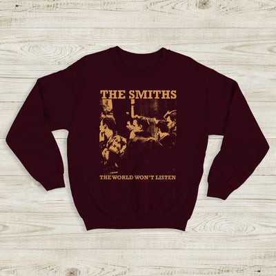 The Smiths The World Won't Listen Tour Sweatshirt The Smiths Shirt Rock Band