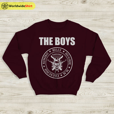 The Boys Member Logo Sweatshirt The Boys Shirt TV Show Shirt