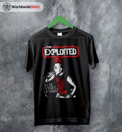 The Exploited Tour 90's Vintage T Shirt The Exploited Shirt Music Shirt