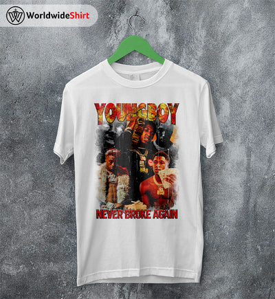 YoungBoy NBA Vintage 90's T Shirt YoungBoy Never Broke Again Shirt