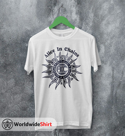 Alice In Chains Vintage Logo 90's Shirt Alice In Chains T-Shirt AIC Shirt - WorldWideShirt