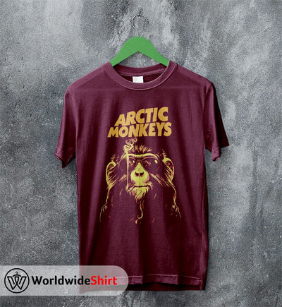 Arctic Monkeys Smoking Monkey T shirt Arctic Monkeys Shirt Music Shirt - WorldWideShirt