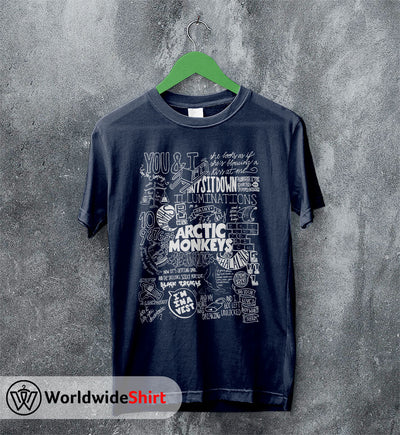 Arctic Monkeys Typography T shirt Arctic Monkeys Shirt Music Shirt - WorldWideShirt