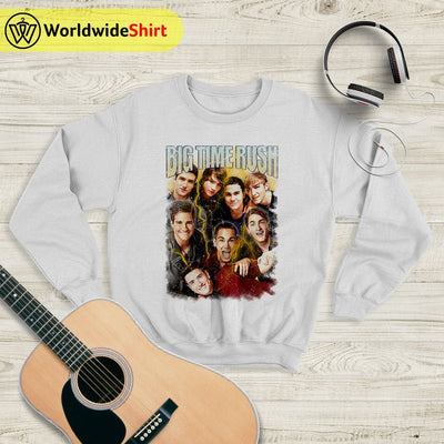 Big Time Rush Vintage 90s Sweatshirt Big Time Rush Shirt Music Shirt - WorldWideShirt