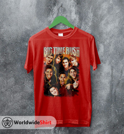 Big Time Rush Vintage 90's T shirt Big Time Rush Shirt Music Shirt - WorldWideShirt