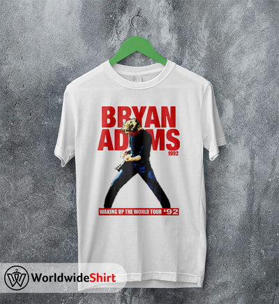 Bryan Adams Vintage 1992 Tour T-Shirt Bryan Adams Shirt Music Shirt - WorldWideShirt