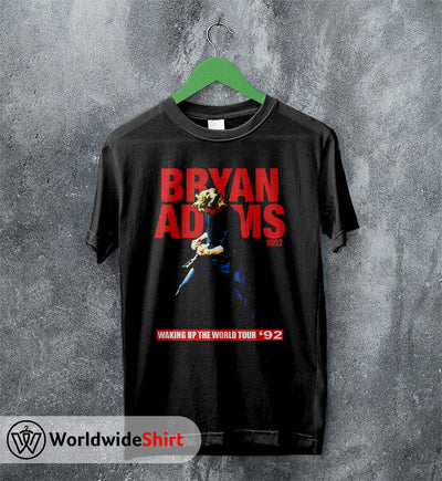 Bryan Adams Vintage 1992 Tour T-Shirt Bryan Adams Shirt Music Shirt - WorldWideShirt