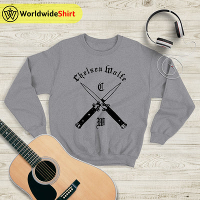 Chelsea Wolfe Blades Black Sweatshirt Chelsea Wolfe Shirt Music Shirt - WorldWideShirt