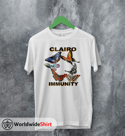 Clairo Butterfly Immunity Tour T shirt Clairo Shirt Music Shirt - WorldWideShirt