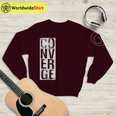 Converge Band Logo Vintage Sweatshirt Converge Band Shirt - WorldWideShirt