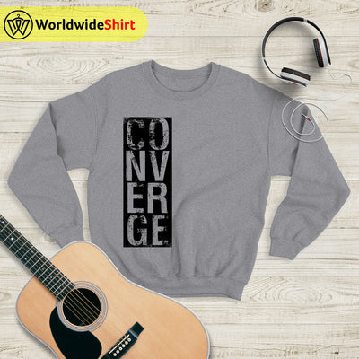 Converge Band Logo Vintage Sweatshirt Converge Band Shirt - WorldWideShirt