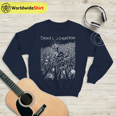 Daniel Johnston US Tour Sweatshirt Daniel Johnston Shirt Music Shirt - WorldWideShirt