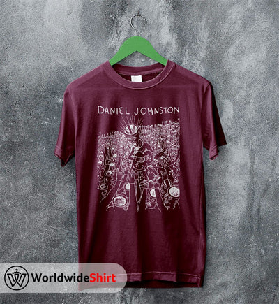 Daniel Johnston US Tour T-Shirt Daniel Johnston Shirt Music Shirt - WorldWideShirt