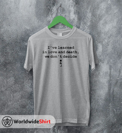 Dermot Kennedy Lost Lyrics T shirt Dermot Kennedy Shirt - WorldWideShirt
