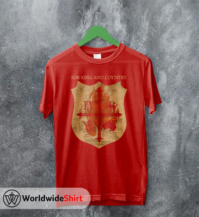 For King and Country Crest logo T shirt For King and Country Shirt - WorldWideShirt