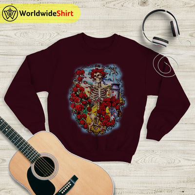 Grateful Dead Vintage 1977 Album Sweatshirt Grateful Dead Shirt Rock Band - WorldWideShirt