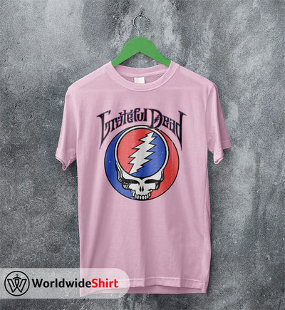 Grateful Dead Vintage 90's Logo T-shirt Grateful Dead Shirt Rock Band - WorldWideShirt