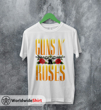 Guns N Roses Vintage 90's T-Shirt Guns N Roses Shirt Rock Band - WorldWideShirt