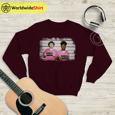 Jack Harlow And Lil Nas X Mugshot Sweatshirt Jack Harlow Shirt Rapper Shirt - WorldWideShirt