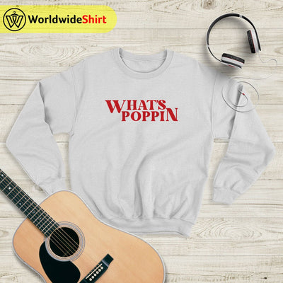 Jack Harlow WHATS POPPIN Sweatshirt Jack Harlow Shirt Rapper Shirt - WorldWideShirt