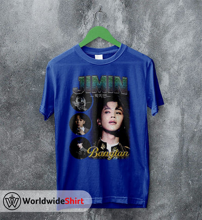 Jimin Vintage 90's Shirt Bangtan Boys T-Shirt K-pop BTS Tee - WorldWideShirt