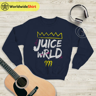 Juice WRLD Typography Sweatshirt Juice WRLD Shirt Rap Music Shirt - WorldWideShirt