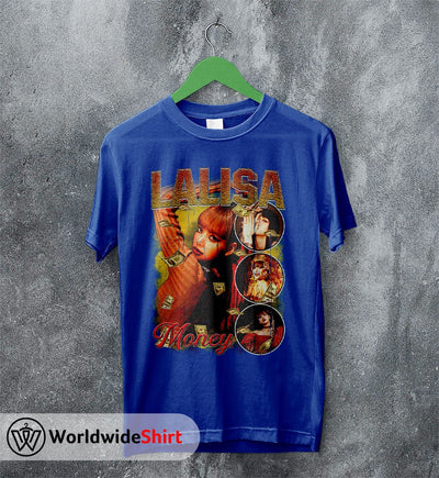 Lalisa Money Vintage 90's T-Shirt BLACKPINK Shirt KPOP Shirt - WorldWideShirt