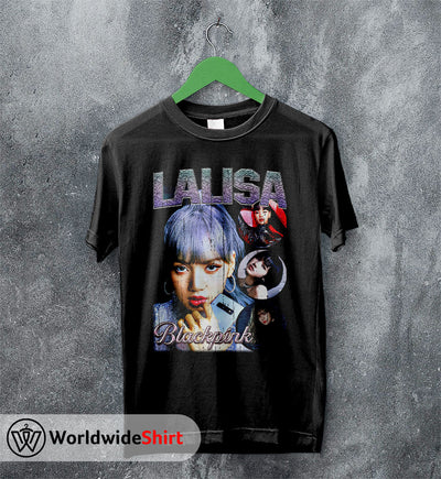 Lalisa Vintage 90's T-Shirt BLACKPINK Shirt KPOP Shirt - WorldWideShirt