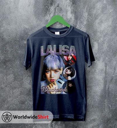 Lalisa Vintage 90's T-Shirt BLACKPINK Shirt KPOP Shirt - WorldWideShirt