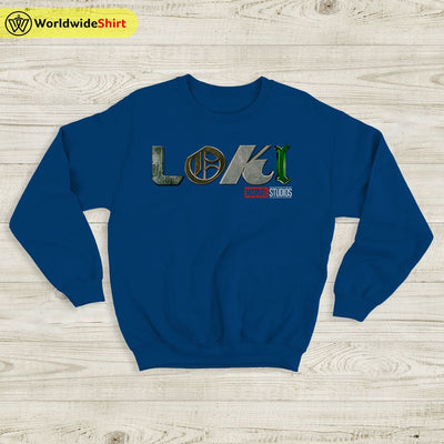 Loki Marvel Studio Logo Sweatshirt Loki Shirt The Avengers Shirt - WorldWideShirt