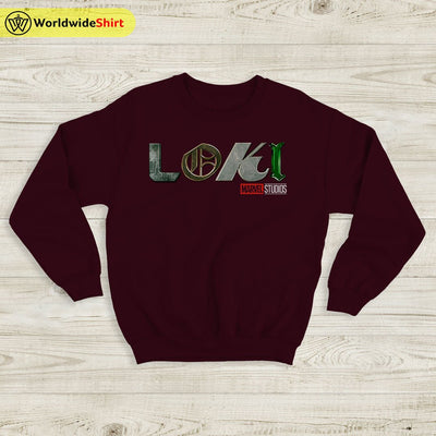 Loki Marvel Studio Logo Sweatshirt Loki Shirt The Avengers Shirt - WorldWideShirt