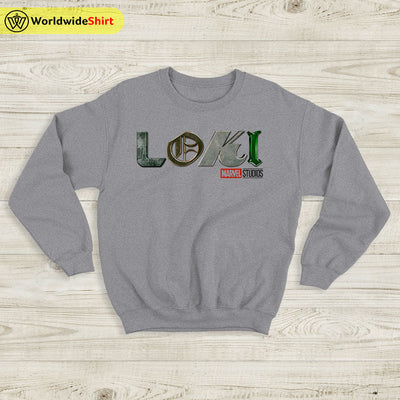 Loki Marvel Studio Logo Sweatshirt Loki Shirt The Avengers Shirt - WorldWideShirt