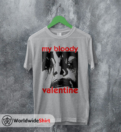 MBV Feed Me With Your Kiss T-Shirt My Bloody Valentine Shirt Rock Band Shirt - WorldWideShirt