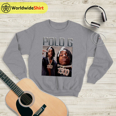 Polo G Raptee Vintage Sweatshirt Polo G Shirt Rapper Shirt - WorldWideShirt